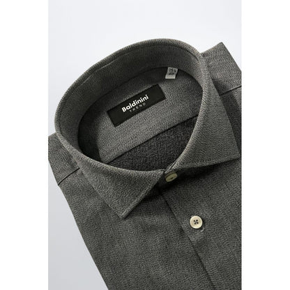 Gray Cotton Shirt