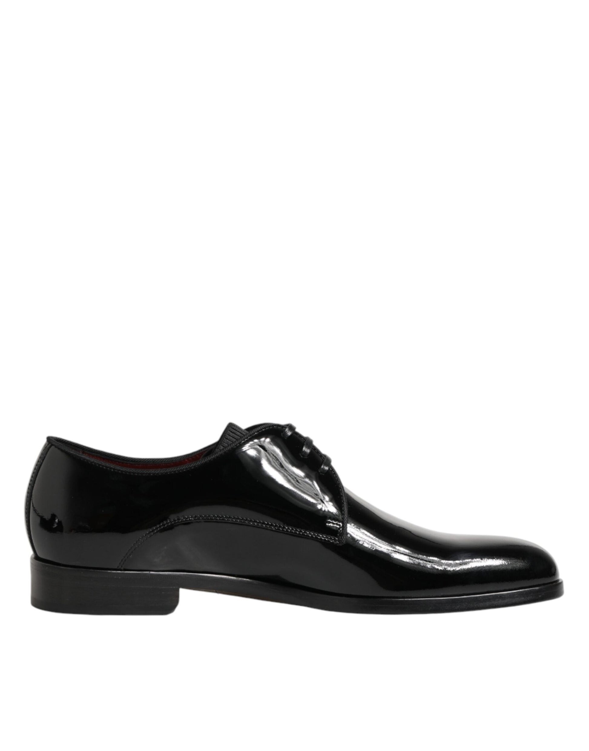 Black Calfskin Leather Derby Dress Shoes