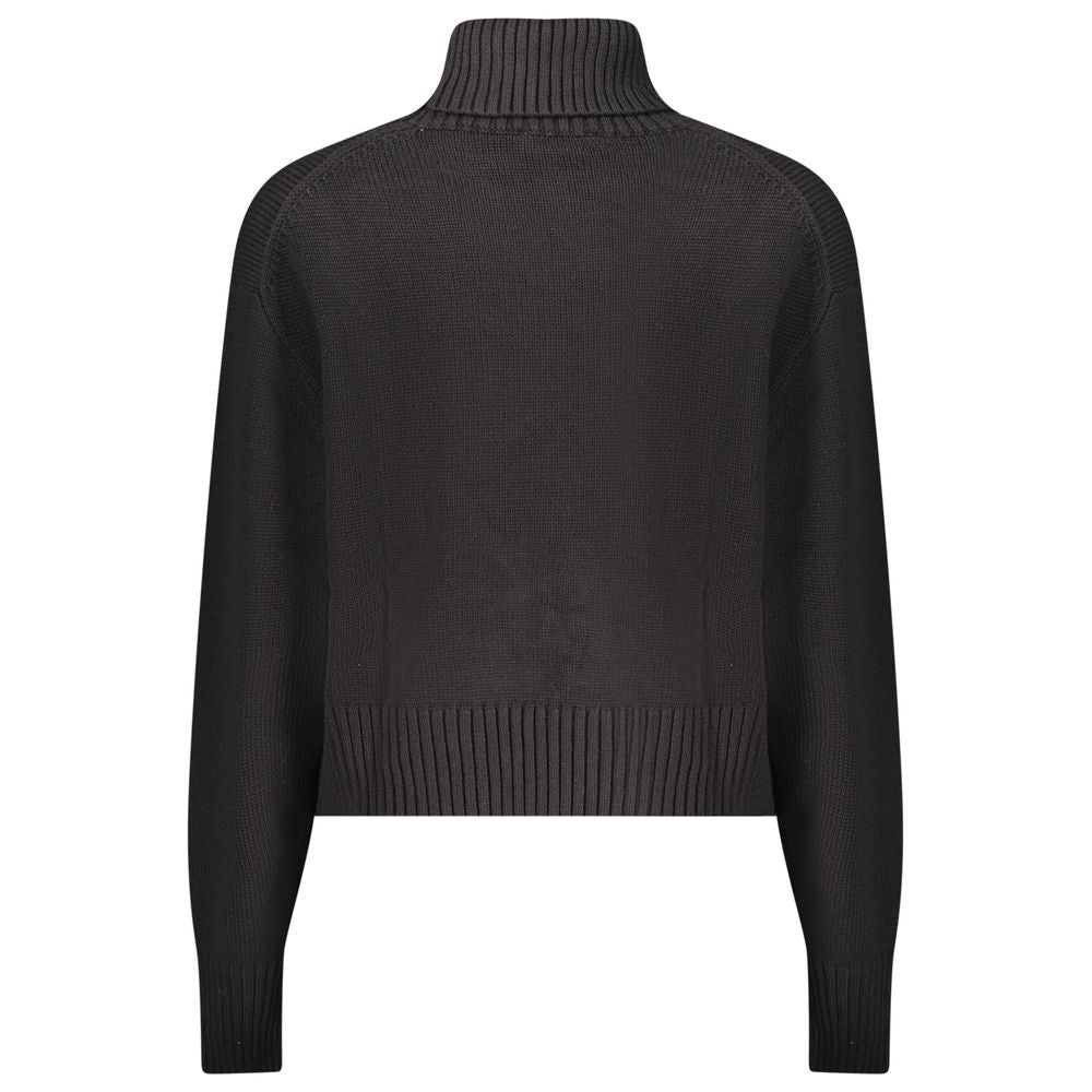Black Cotton Sweater