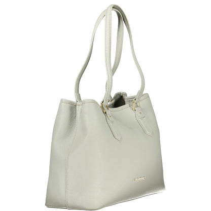Gray Polyethylene Handbag