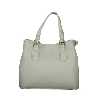 Gray Polyethylene Handbag