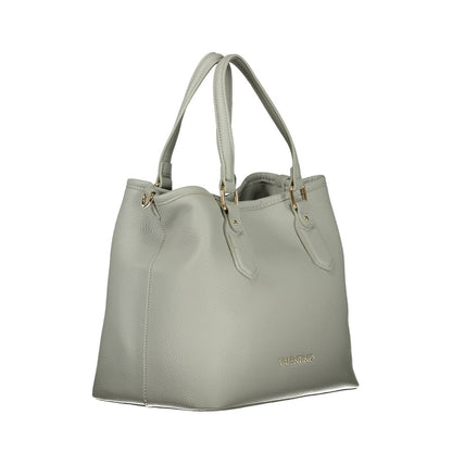 Gray Polyethylene Handbag