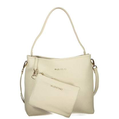 Beige Polyethylene Handbag