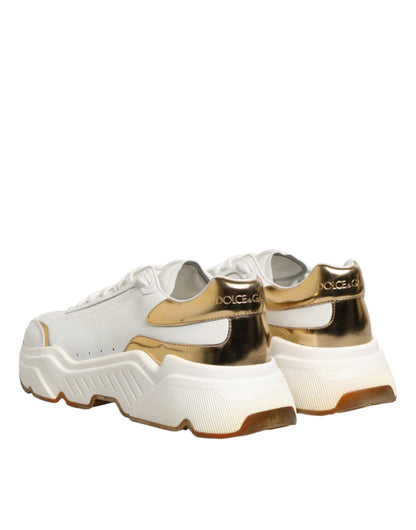 White Gold Daymaster Low Top Sneakers  Shoes