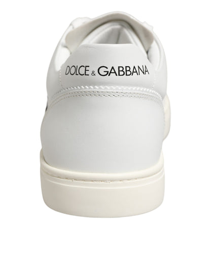 White Prince Leather Low Top Men Sneakers Shoes
