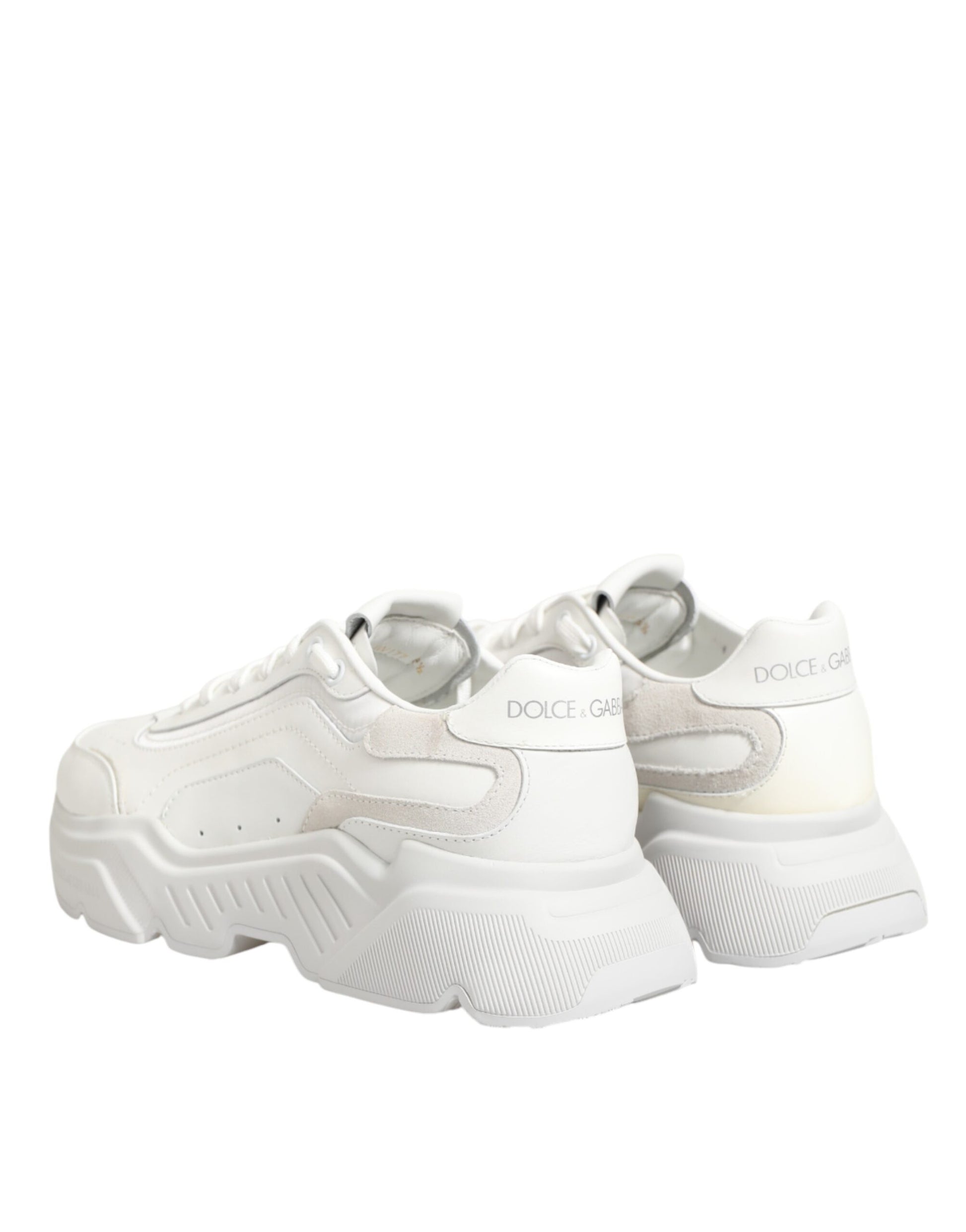 White Leather Daymaster Low Top Sneakers Shoes