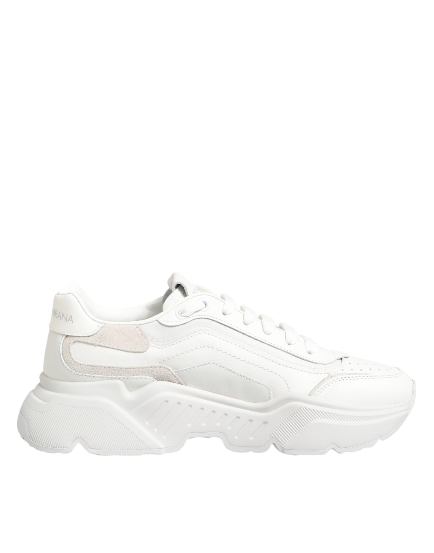 White Leather Daymaster Low Top Sneakers Shoes