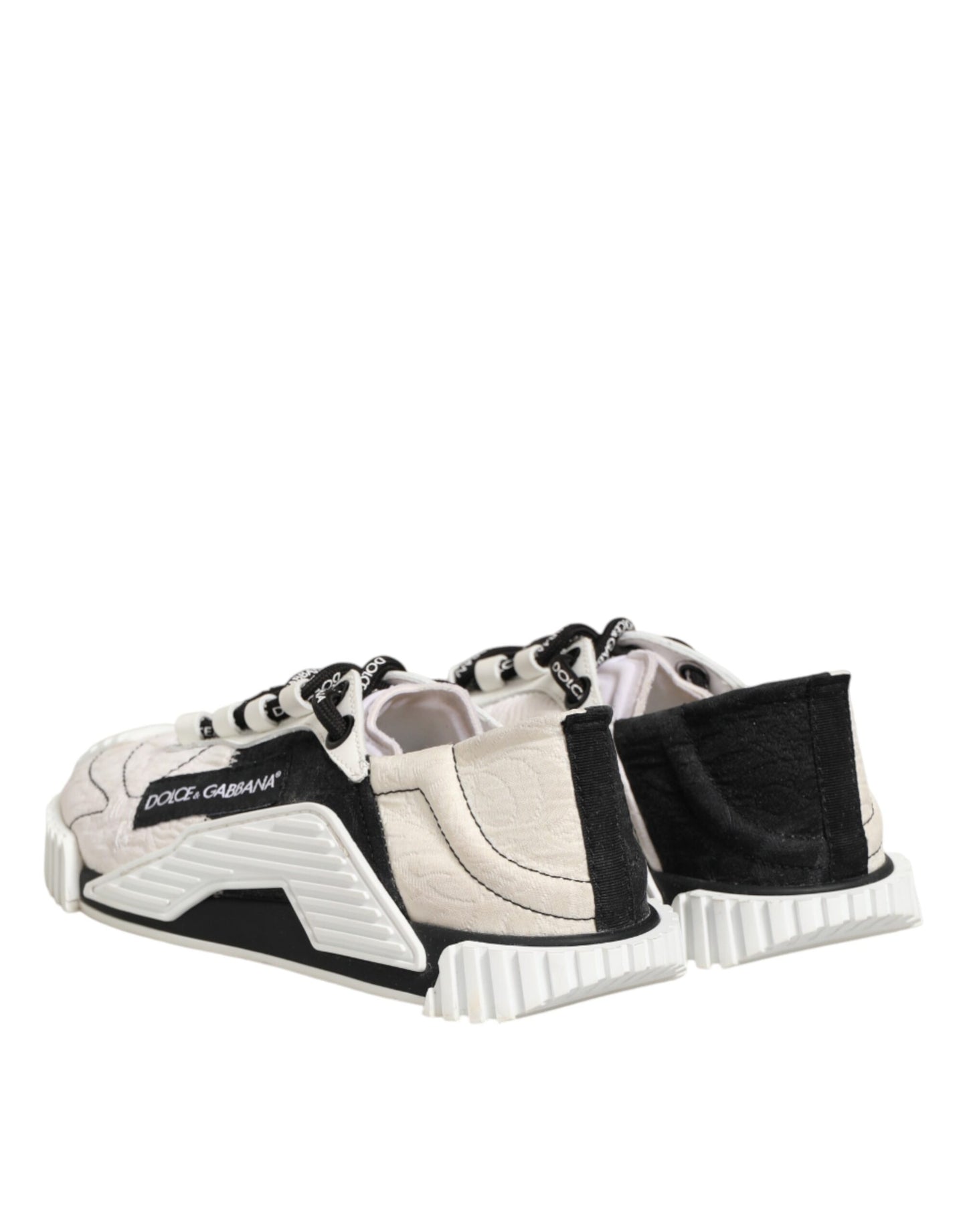 White Black Leather NS1 Sneaker  Shoes
