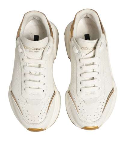 White Gold Daymaster Low Top Sneakers Shoes