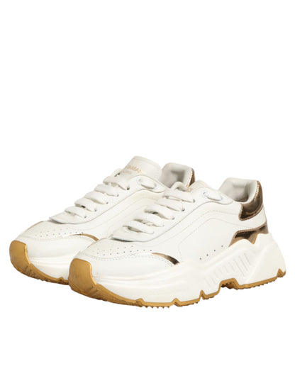 White Gold Daymaster Low Top Sneakers Shoes