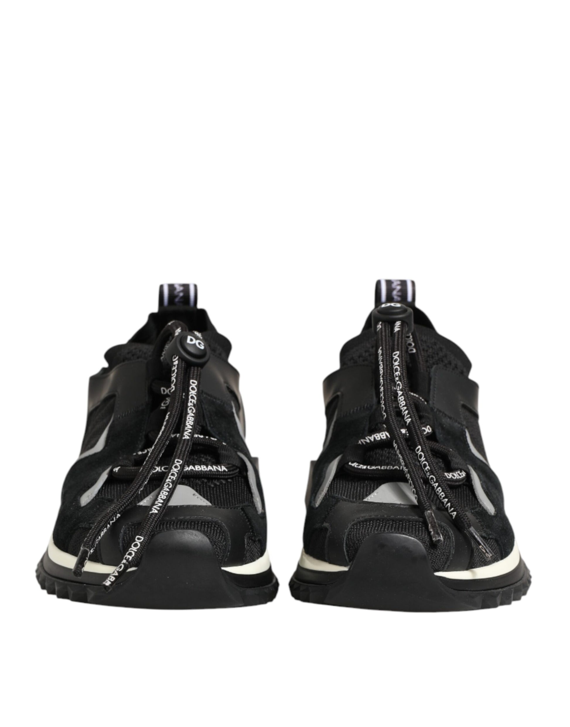 Black Mesh Sorrento Trekking Sneakers Shoes