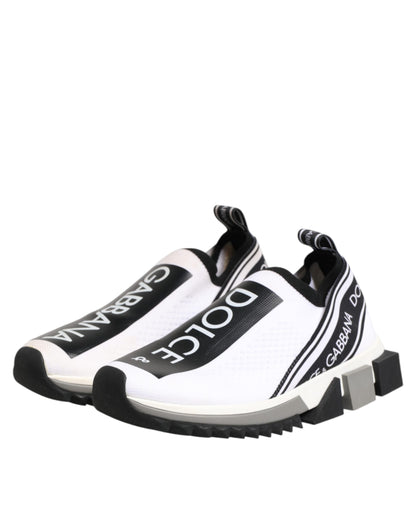 White Logo Low Top Sorrento Sneakers Shoes