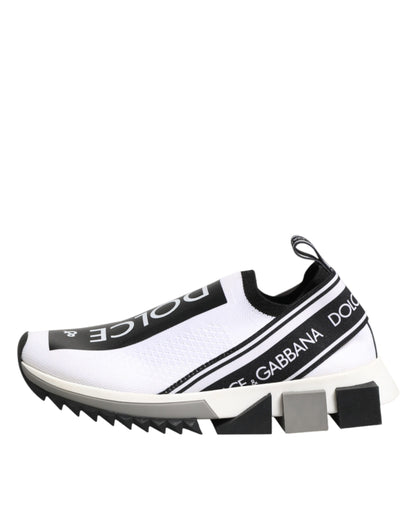 White Logo Low Top Sorrento Sneakers Shoes