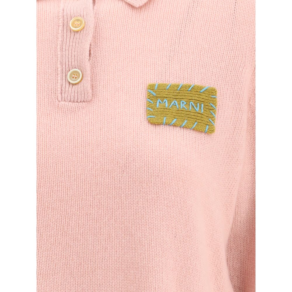 Multicolor Cashmere Polo Shirt