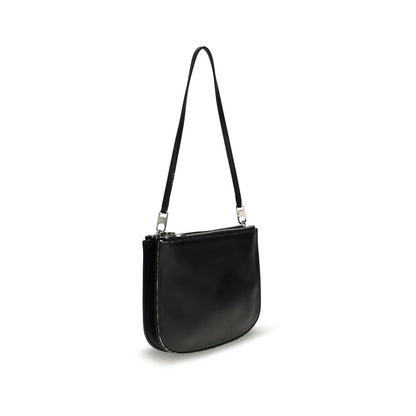 Black Calf Leather Bos Taurus Shoulder Bag