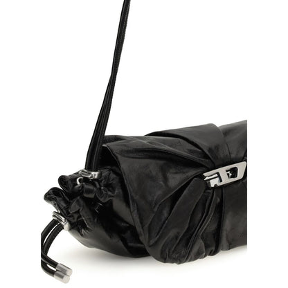 Black Calf Leather Bos Taurus Shoulder Bag