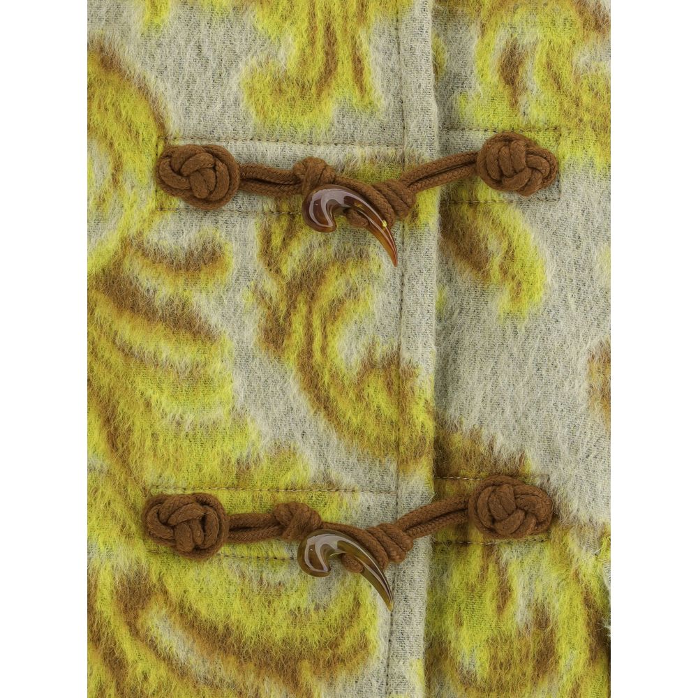 Yellow Wool Sleveless Jacket