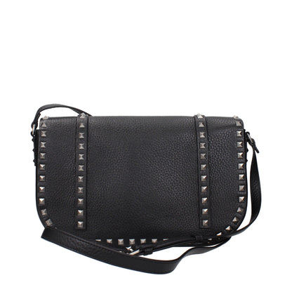 Black Leather Crossbody Bag