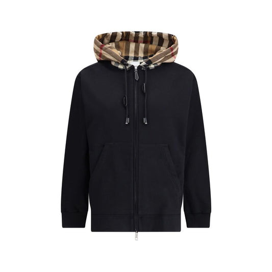 Black Cotton Sweatshirt