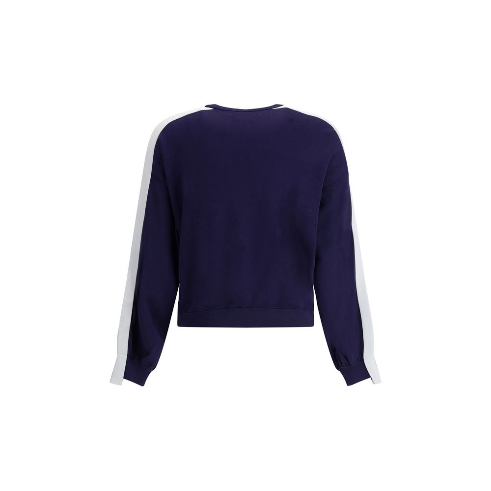 Blue Viscose Sweatshirt