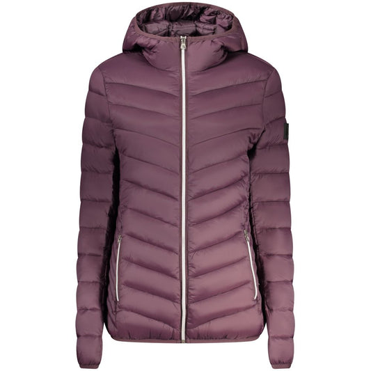 Purple Polyamide Women Jacket