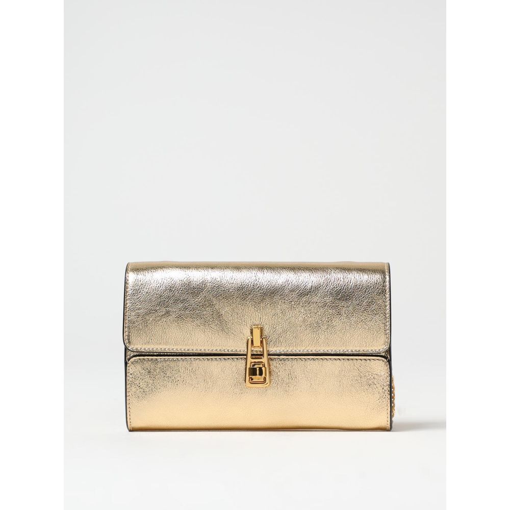 Gold Leather Handbag