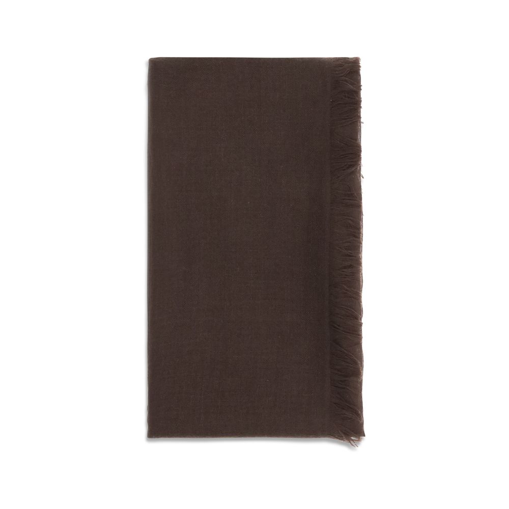 Brown Cashmere Scarf