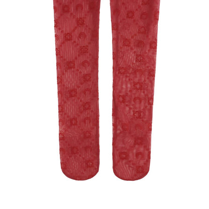 Red Polyamide Socks