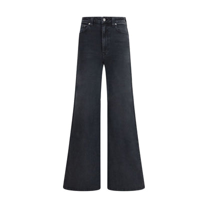 Gray Cotton Jeans Denim