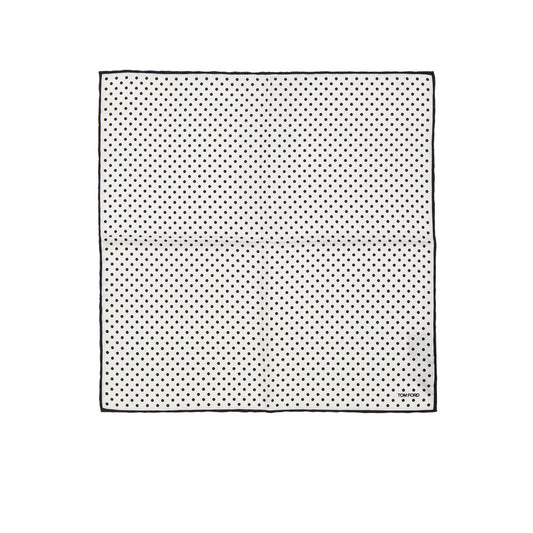 Black And White Silk Clutch Bag