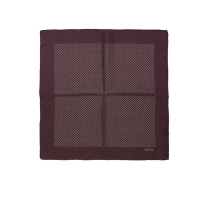 Bordeaux Silk Clutch Bag