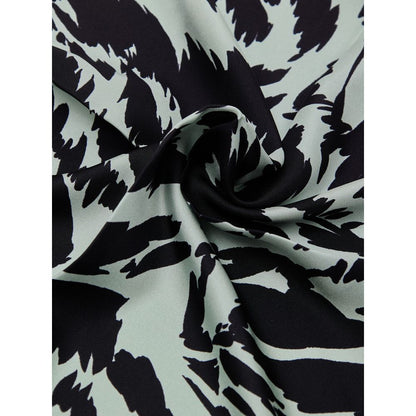 Gray Silk Clutch Bag