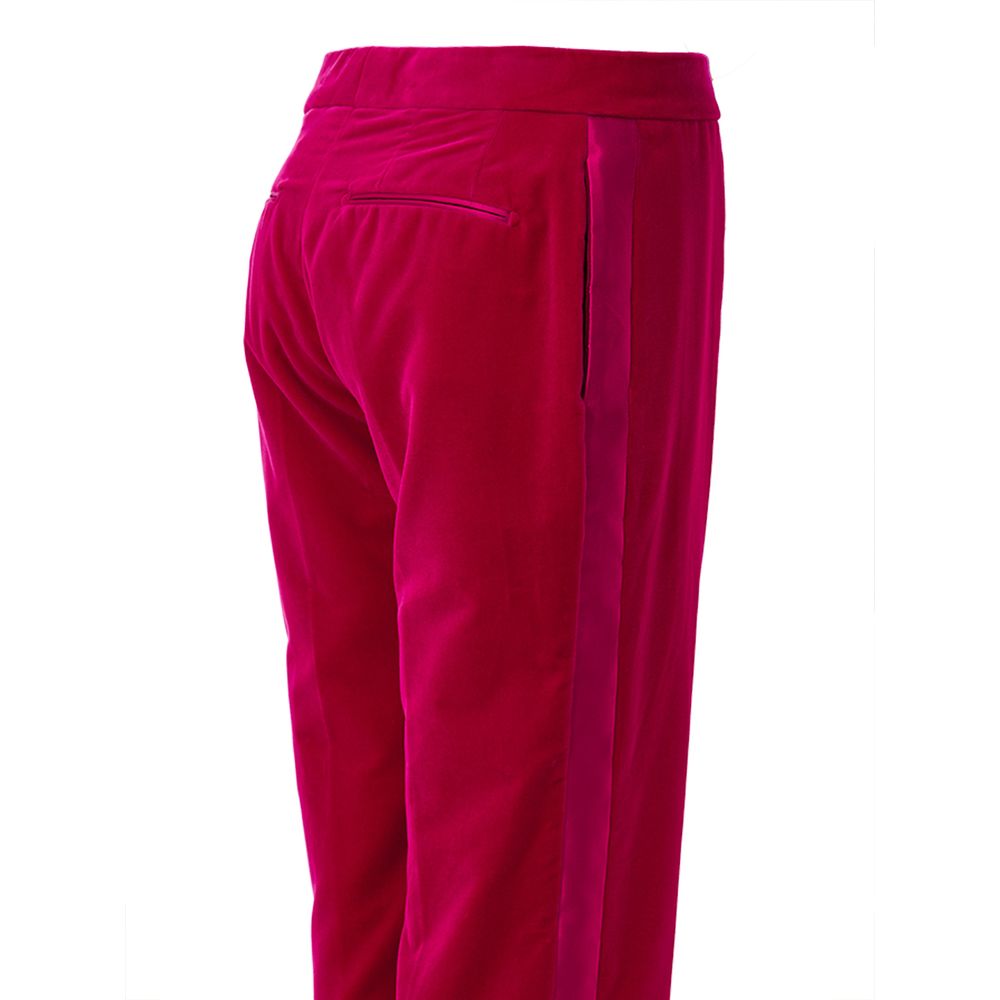 Fuchsia Cotton Dress Pants