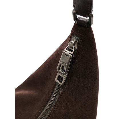 Brown Leather Shoulder Bag