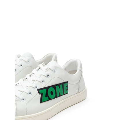 Bordeaux Leather Low Top Sneakers