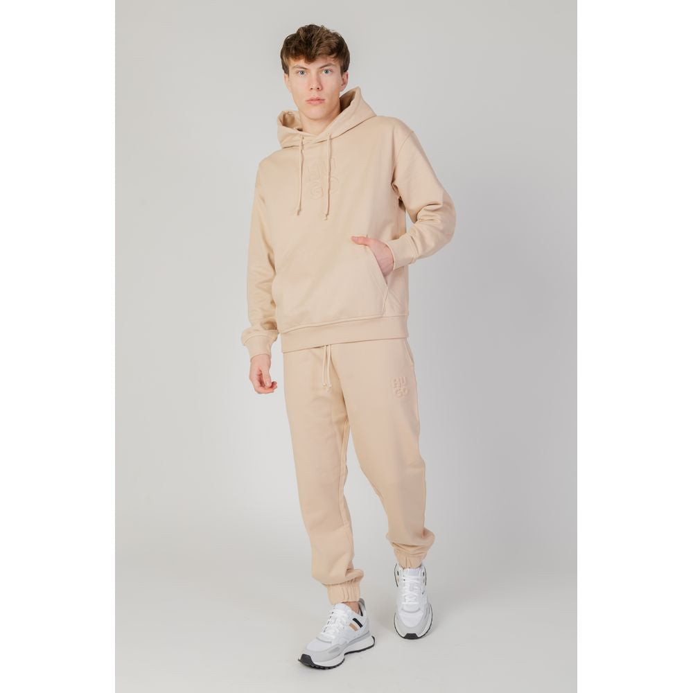 Beige Cotton Joggers (Workout Pants)
