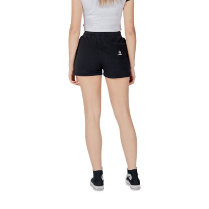 Black Cotton Bermuda Shorts