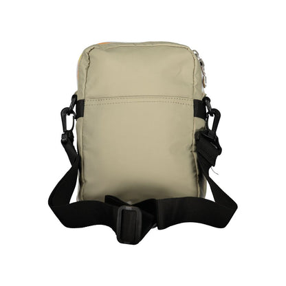 Gray Polyamide Men Shoulder Bag