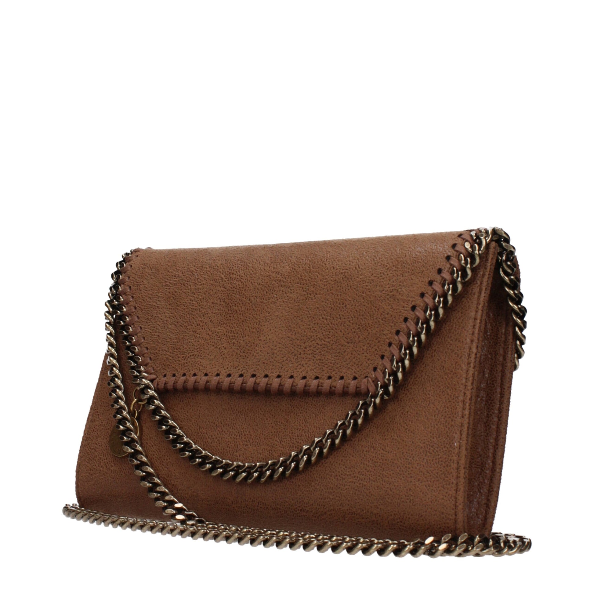 Brown Leather Clutch Bag
