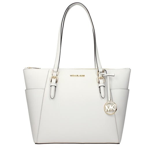White Leather Shoulder Bag