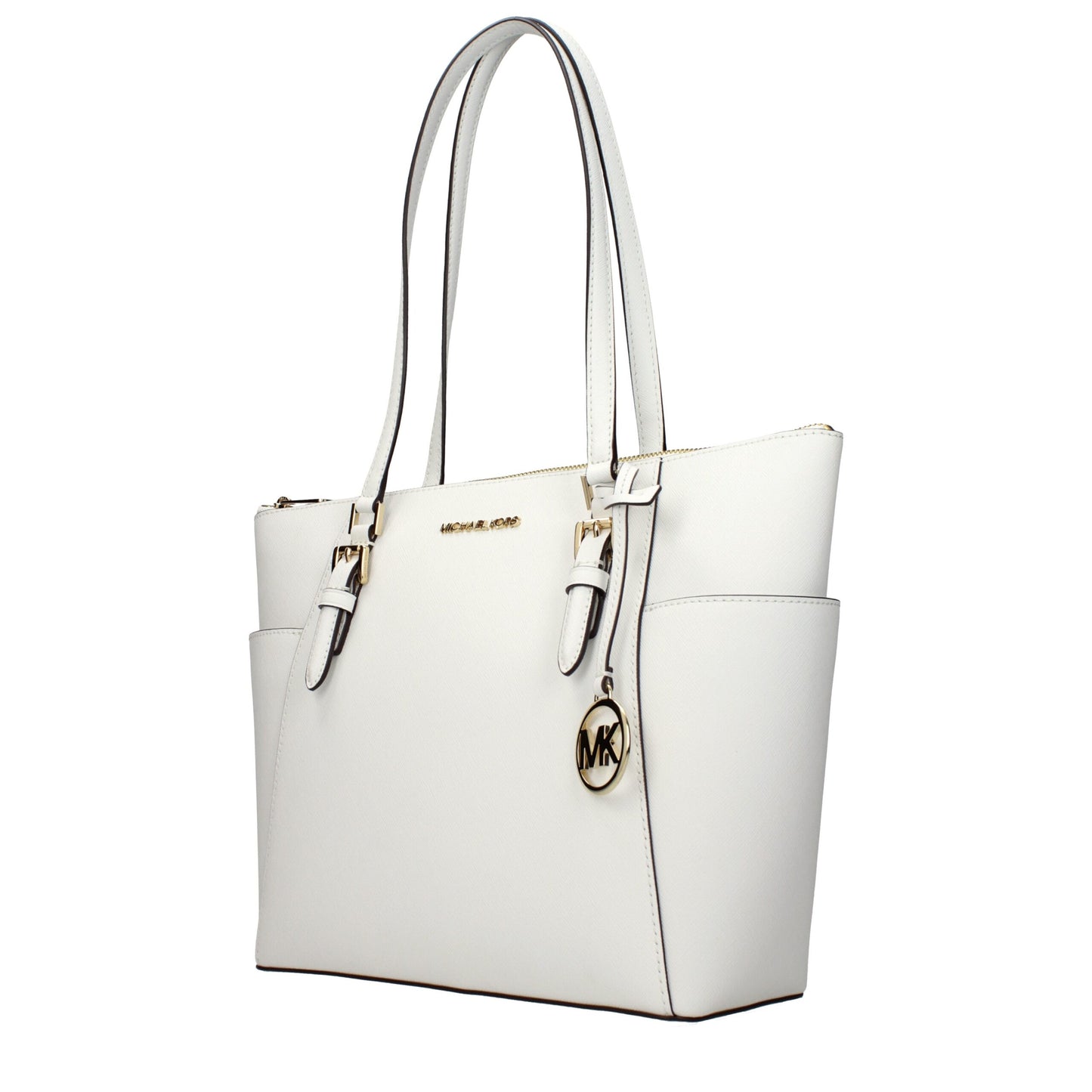 White Leather Shoulder Bag