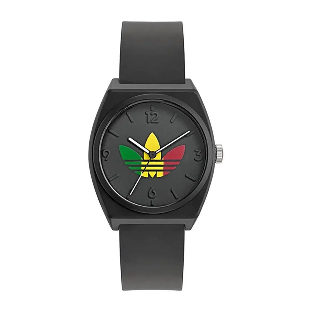 Black Synthetic Dress Watch