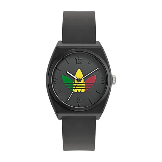 Black Synthetic Dress Watch