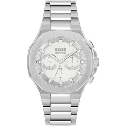 Gray Stainless Steel Dress Watch