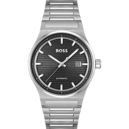 Gray Stainless Steel Dress Watch