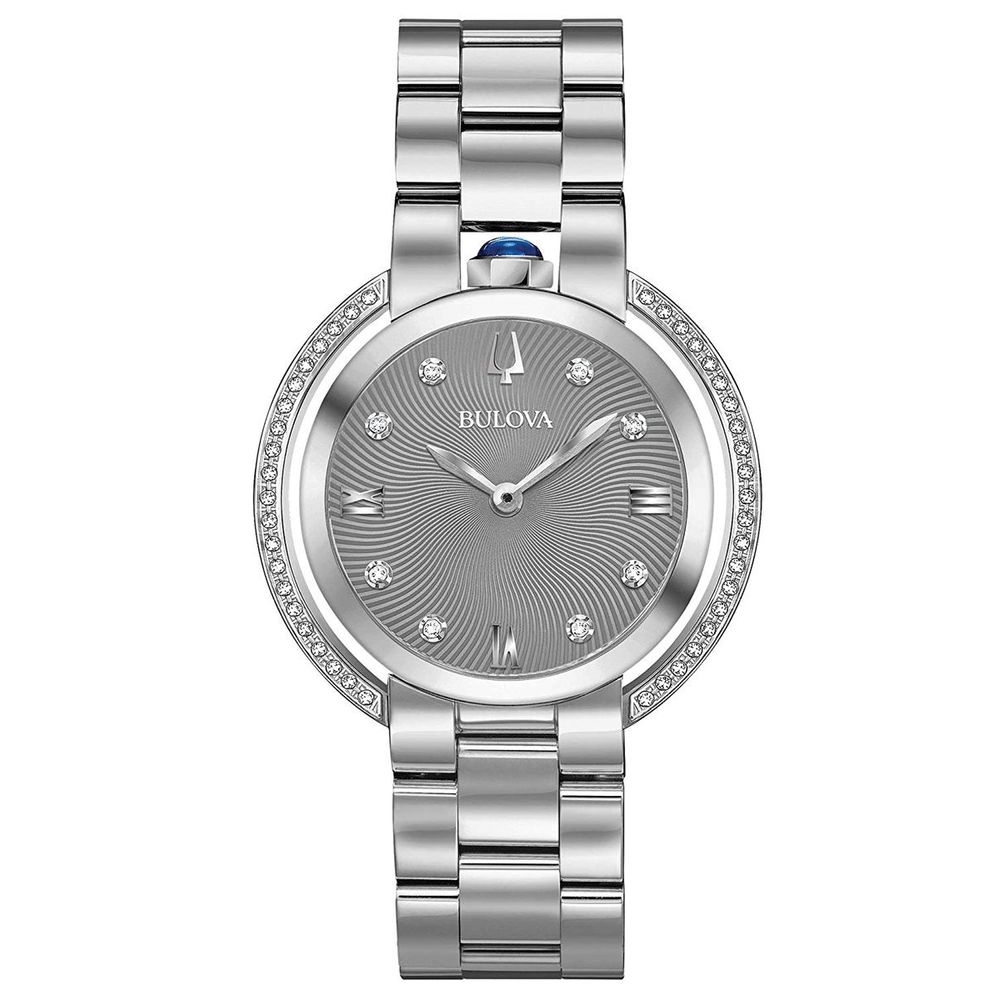 Gray Stainless Steel Dress Watch