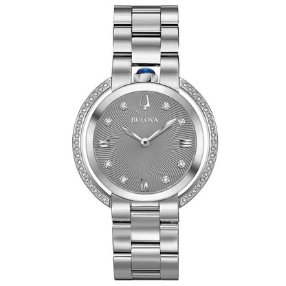 Gray Stainless Steel Dress Watch