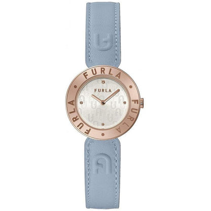 Blue Leather Dress Watch