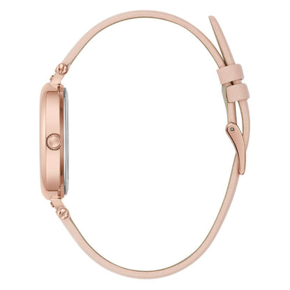Multicolor Leather Dress Watch