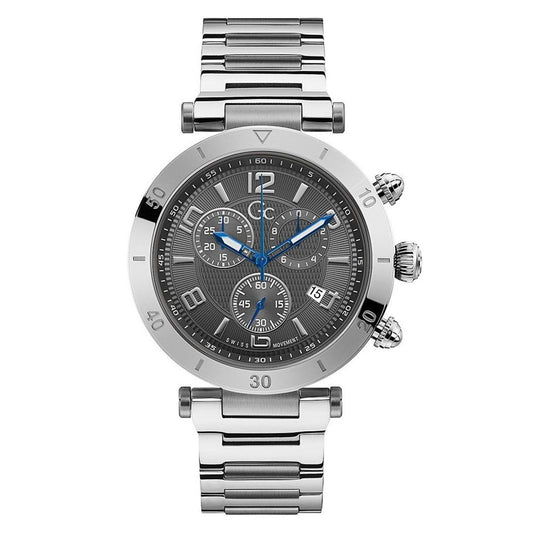 Gray Stainless Steel Dress Watch